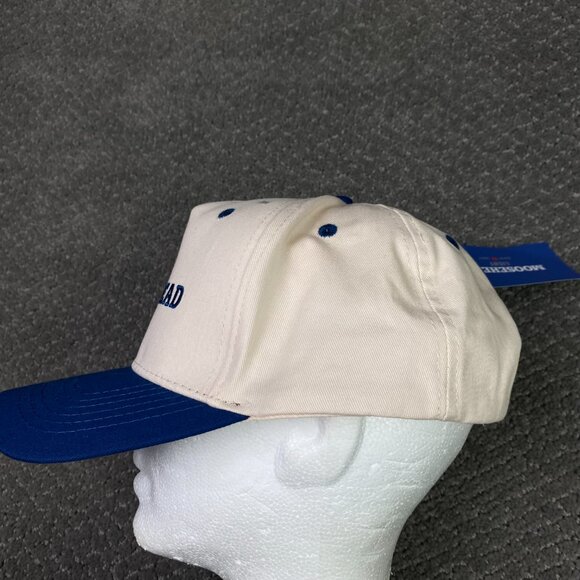 NWT Moosehead Light Beer Snapback Hat Cap Adjustable White Blue Lager Cotton - Picture 4 of 8